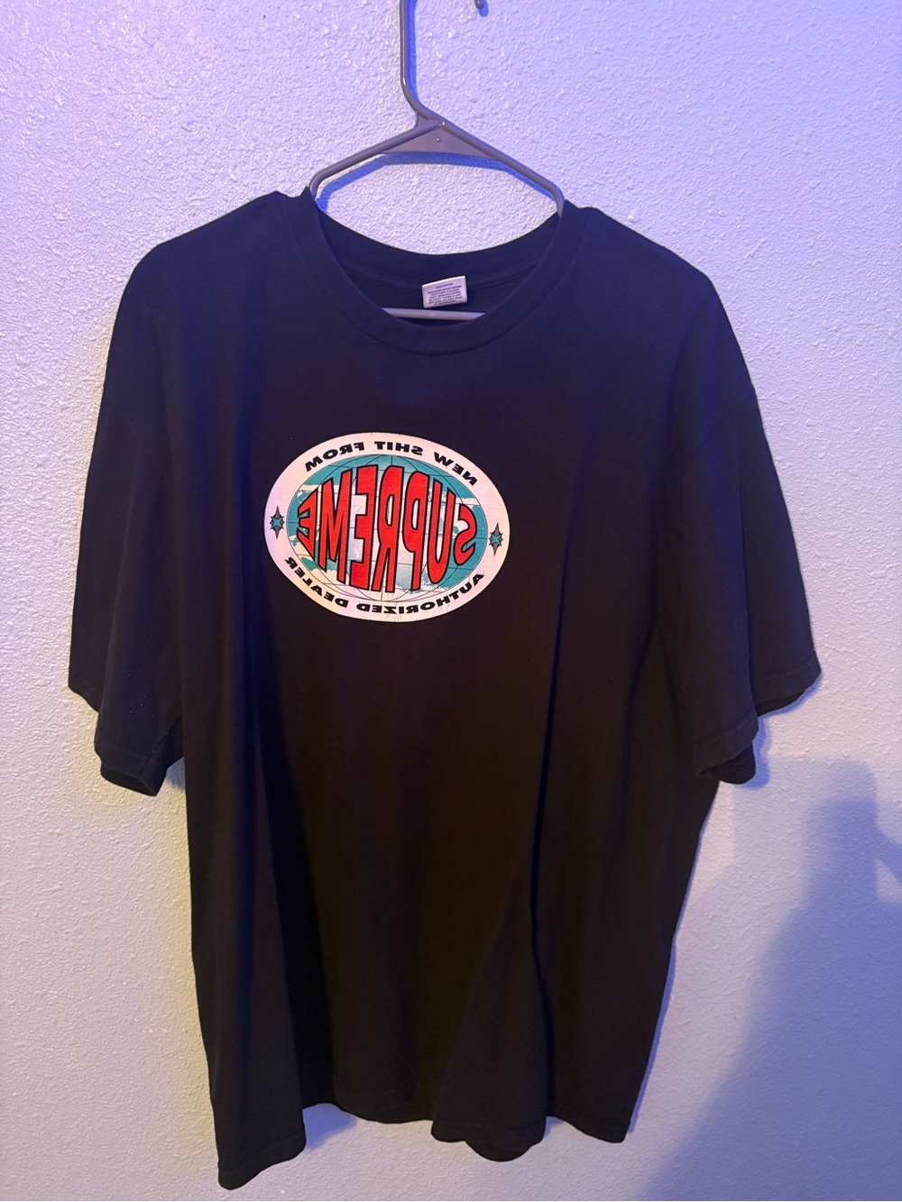 Supreme new shit tee (FW 2019) *LOGO STARTING TO CRACK*